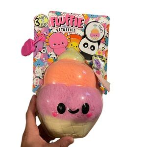 Fluffie Stuffiez Ice Cream Plush Toy NEW‎ | Cute Soft Stuffed Animal Gift